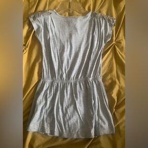 Stylish Gray Kids Casual Dress